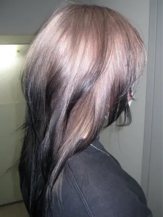 セミロング カラー cope’u ROWEN所属・🪽デザインカラー/ ブリーチ/陽向🪽のヘアスタイル