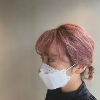 ミディアム カラー ブリーチ/アレンジ 天満/chihiroのヘアスタイル