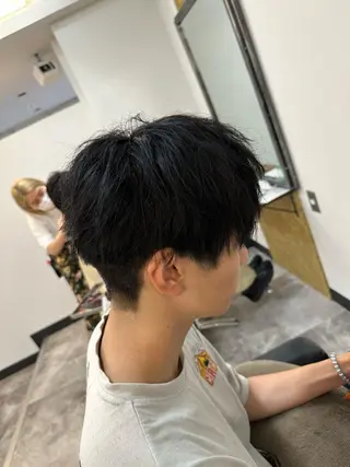 ショート メンズ メンズパーマ特化🏆 宮崎健人✨️のヘアスタイル