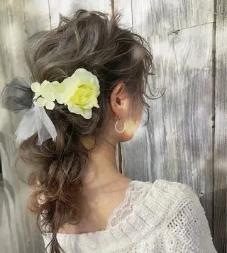 ロング ヘアアレンジ 骨格整形カット/ ショート✂️堀夢哉のヘアスタイル