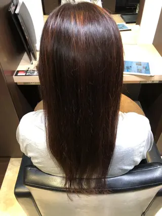 カラー パーマモデル募集中 瀬在紗也香のヘアスタイル