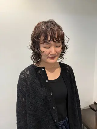 パーマ miwa/ボブパーマ /モードボブのヘアスタイル