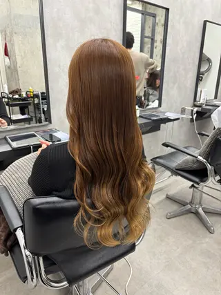 ロング すぐ巻ける縮毛矯正 🍀勝倉　麗のヘアスタイル