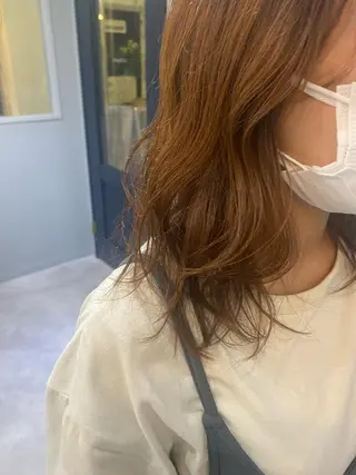 カラー きよはらちさき🍑 柔らかカラー🌱🫧のヘアスタイル