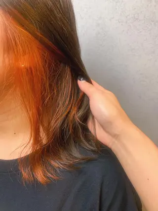 ミディアム カラー kva所属・☺︎ RIHOのヘアスタイル