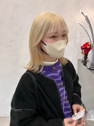 ミディアム カラー 【海外風カラー】 DEAN/YUYAのヘアスタイル