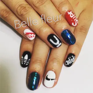 ショート ネイル Belle fleurのネイルデザイン