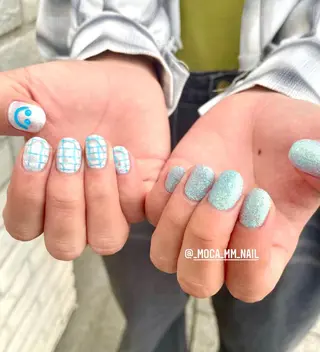 ネイル moca心斎橋所属・˚✧⁺⭐︎༚moca miyuu⁎⁺˳✧༚のネイルデザイン