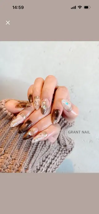 ロング 植田 ひかりのネイルデザイン