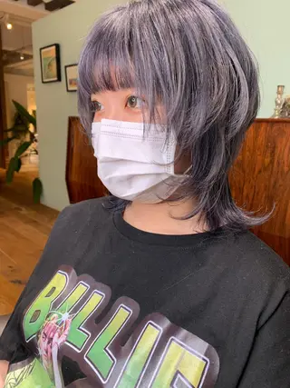 セミロング カラー 【ロングウルフカット 姫カット】伊藤裕哉のヘアスタイル