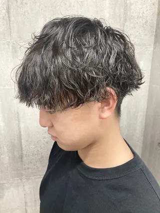 ショート パーマ メンズ ✂︎メンズ専門✂︎ やまだ りょうのヘアスタイル