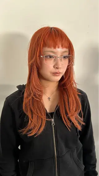 ロング カラー rento🎨 /ワンカラー募集のヘアスタイル