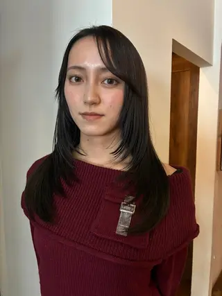 ミディアム nacoハイトーン ベージュ🎀のヘアスタイル