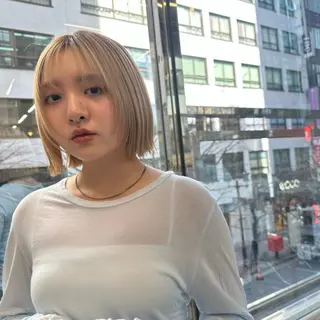 ショート Misora/ボブ/ レイヤー/艶カラーのヘアスタイル