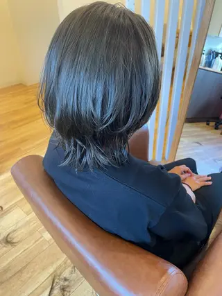 ミディアム カラー ヘアアレンジ 北九州美容室 🕊️わかな✂︎のヘアスタイル