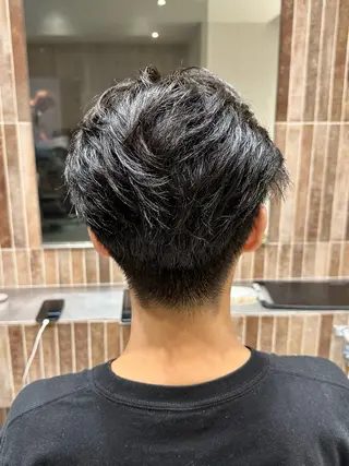 ショート メンズ 横浜/メンズ特化/ Farbe/田中颯斗のヘアスタイル