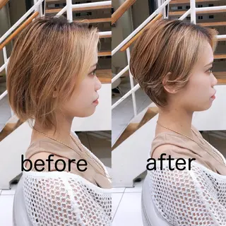 ショート 安藤 明日翔のヘアスタイル