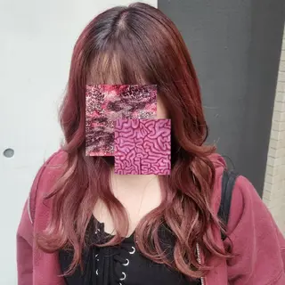 ロング カラー 𝔅𝔈ℭ𝔎/ 𝔪𝔦𝔶𝔲のヘアスタイル