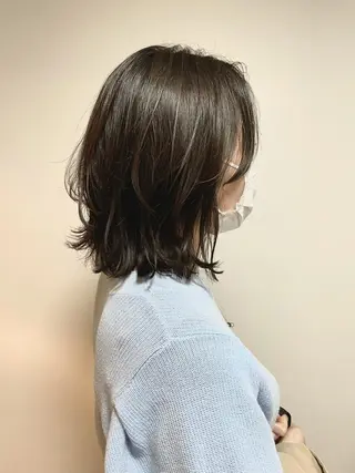 ミディアム 艶髪カラー& トリートメント　松村のヘアスタイル