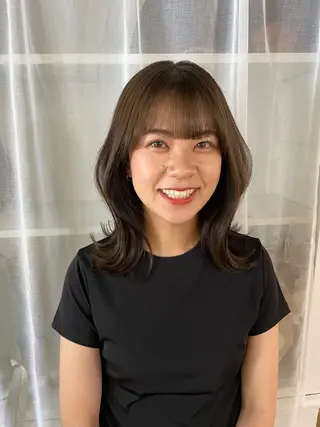 ミディアム カラー FERIA  あべの 🌼西口実来🌼のヘアスタイル