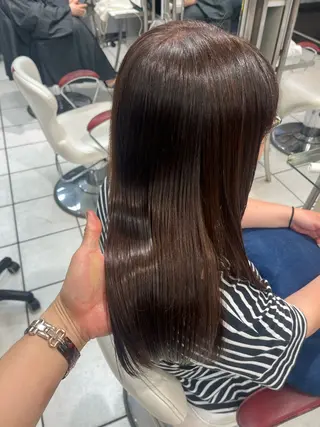 セミロング カラー パーマ アートディレクター 尾内 友美のヘアスタイル