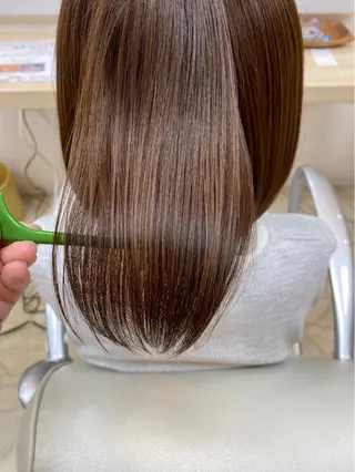 ミディアム かしわや かなえのヘアスタイル