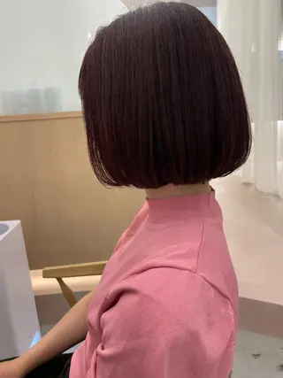 ショート 暖色カラー／ ヘアセット🌛櫻井舞のヘアスタイル