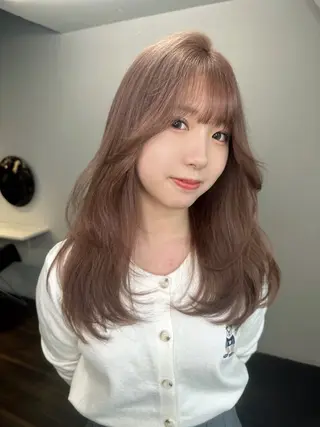 ロング カラー ワンホンヘア ケラチン/Kaitoのヘアスタイル