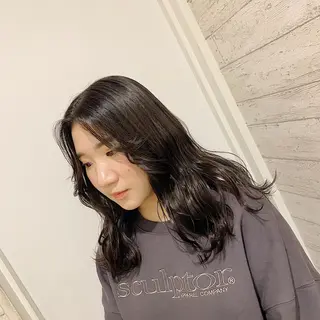 セミロング カラー GO TODAY SHAiRE SALON 町田店所属・🫧大森 知夏🫧のヘアスタイル