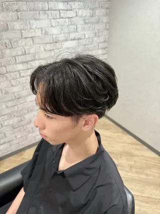 ショート パーマ メンズ Labimani箕面店所属・阪急箕面駅/徒歩1分 千葉 凛大のヘアスタイル