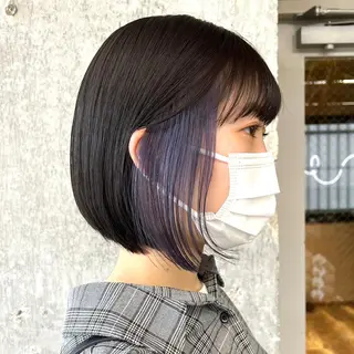 ミディアム カラー 韓国ヘア /男女❄️ 細江 美紅のヘアスタイル