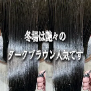 セミロング カラー 縮毛矯正/髪質改善/ 石橋代智のヘアスタイル