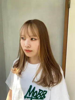 ロング カラー ENIF ヤマグチアツコのヘアスタイル