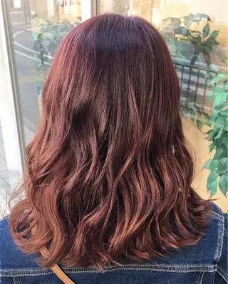 セミロング カラー Agu  hair rupia 金沢店所属・金沢美容室/ 艶髪/夜営業/JINのヘアスタイル