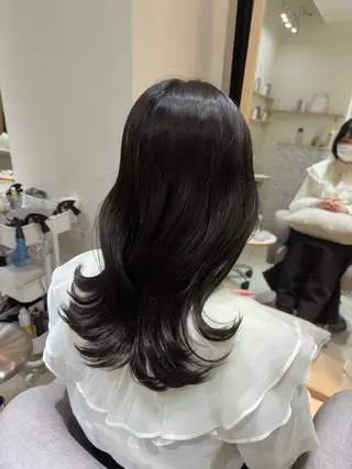 セミロング カットモデル募集 ミネのヘアスタイル