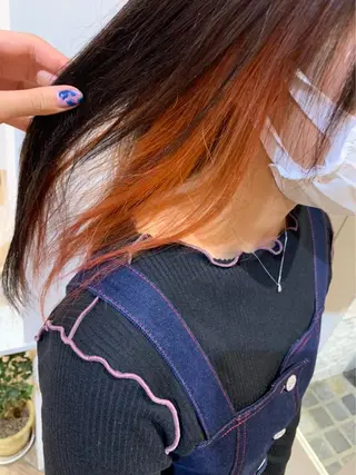 ミディアム カラー eme hair design 【エメ】所属・eme ﾅｵ ストレートモデル募集のヘアスタイル