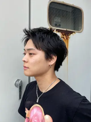 ショート メンズ 【ボブモデル募集】 青木亮太郎のヘアスタイル