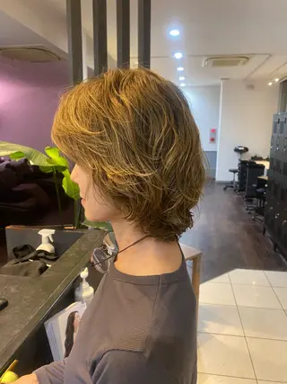 ショート レイヤー支持no.1 ☆笠原翔一のヘアスタイル