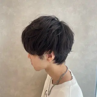 パーマ メンズ ダウンパーマ特化💎 ボブ・レイヤーりなのヘアスタイル