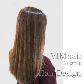 ロング パーマ ヘアアレンジ VIM hairおもろまち店のヘアスタイル