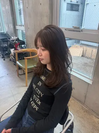 ロング カラー 誰よりも丁寧なカット 🍀小林輝のヘアスタイル