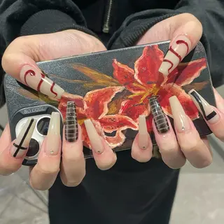 ネイル IROHA NAIL Kurumi🪽🫧のネイルデザイン