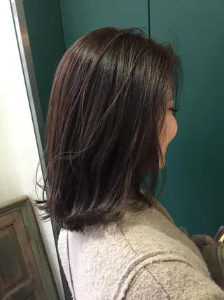 ミディアム カラー 💘透明感カラー💘 沖本 将宏のヘアスタイル