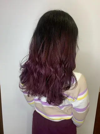 ロング カラー ヘアアレンジ 【Sweep】おじま のぞみのヘアスタイル