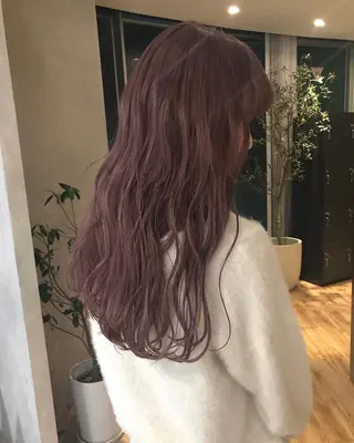 ロング カラー 艶カラー×似合わせ カットshihomiのヘアスタイル