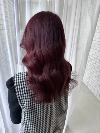 ロング カラー 🦋韓国ヘア💙 RUNAのヘアスタイル