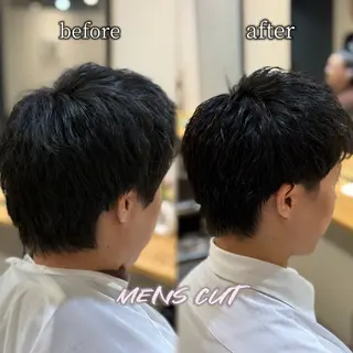 ショート メンズ Keiji💎艶髪・ 透明感カラー💎のヘアスタイル