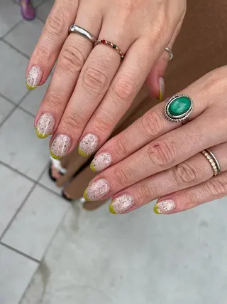 ロング カラー ヘアアレンジ キッズ ネイル マツエク・マツパ 福田 加奈のネイルデザイン