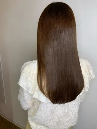 ロング カラー パーマ ヘアアレンジ メンズ キッズ ネイル マツエク・マツパ オリーブカラー 特化　　kaiのヘアスタイル