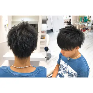 ショート メンズ 内野 光葉のヘアスタイル